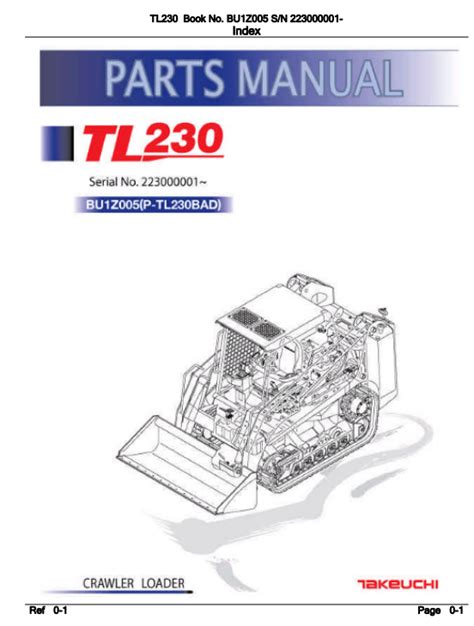 takeuchi tl230 service manual